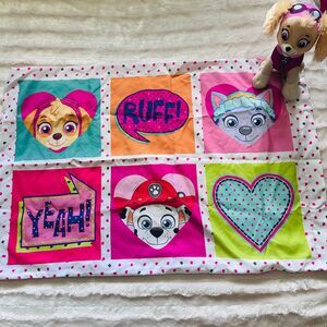Girls Paw Patrol Pillow Case and Skye Plush
